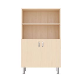 Regalschrank 120-80, 2 Türen, 2 Fächer, mit höhenverst. Füßen-image