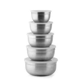 Küchenschüssel, 5er Set mit Aromaschutzdeckel-image