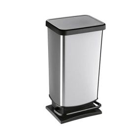 Treteimer PASO silber, 40 Liter-image