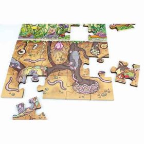 Bodenpuzzle Entdecke die Blumenwiese-image
