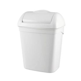 Hygiene-Abfallbehälter, 8 Liter, weiß-image