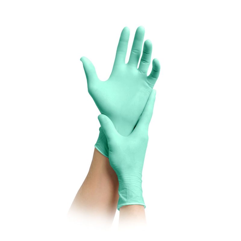 Einmalhandschuhe Bio, grün Nitril S, 100 Stk-image