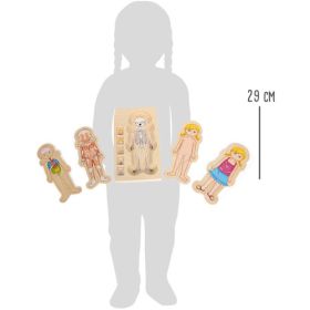 Schichtenpuzzle Anatomie Mädchen-image