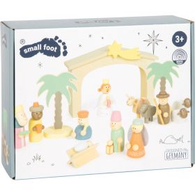 Spielset Holzkrippe Weihnachtsgeschichte-image