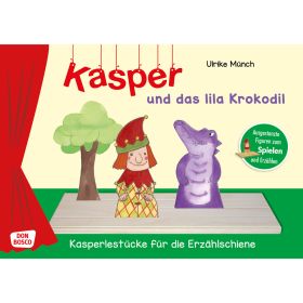Erzählschiene-Figurenset - Kasper & das lila Krokodil