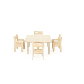 Tisch Owlaf 75 x 75 cm, höhenverst.(46-71 cm), Oberfl. Melamin-image